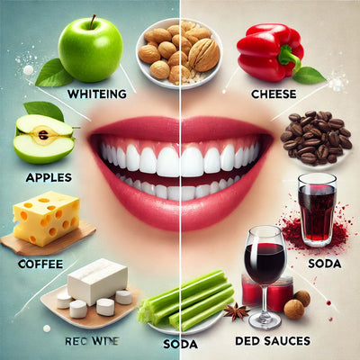 Les aliments qui blanchissent naturellement les dents (et ceux à éviter !)
