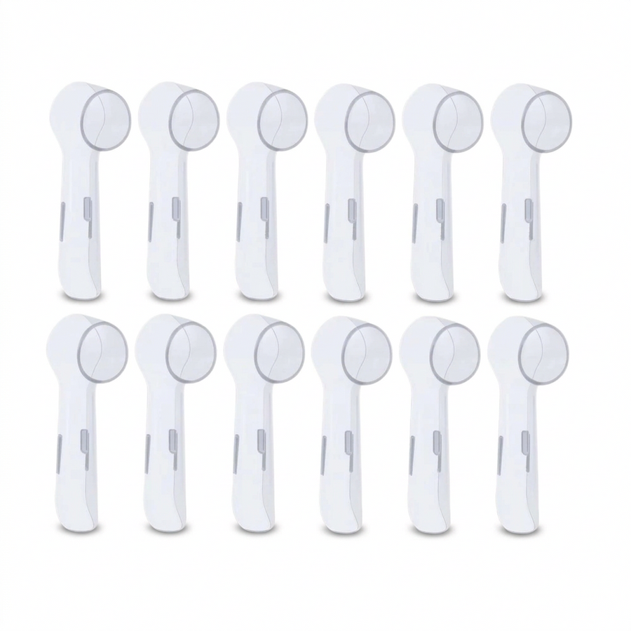 Capuchons compatibles têtes rondes Oral-B — sur fond blanc