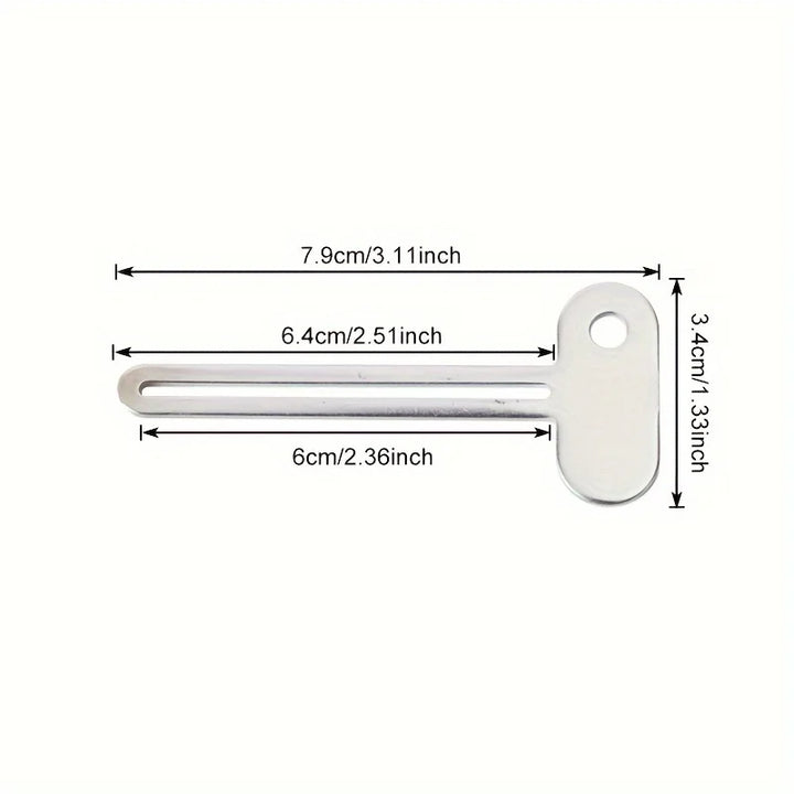 Schéma du pressoir : 7,9 cm de long, tête de 3,4 cm, fente de 6 cm