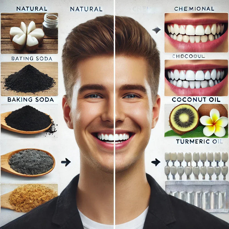 Blanchiment dentaire naturel ou chimique : comparaison