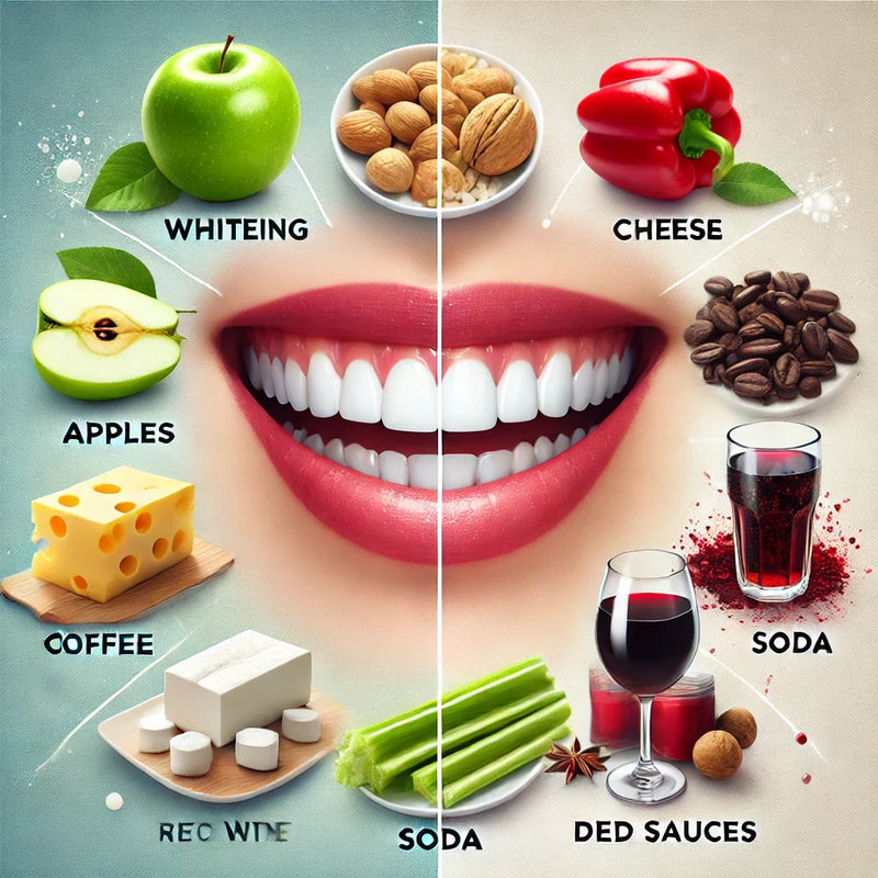 Aliments qui aident à garder les dents blanches