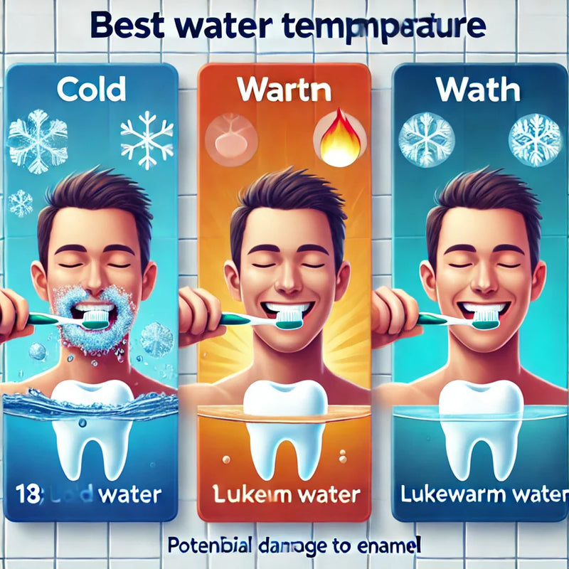Température de l'eau idéale pour se brosser les dents