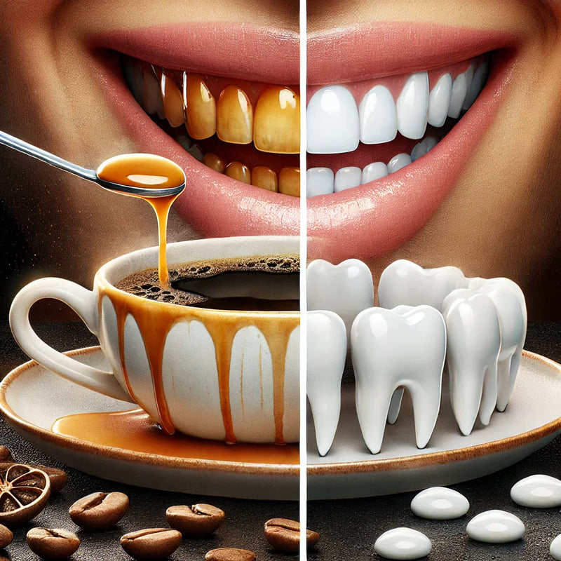 Tasse de café — pourquoi le café et le thé jaunissent les dents