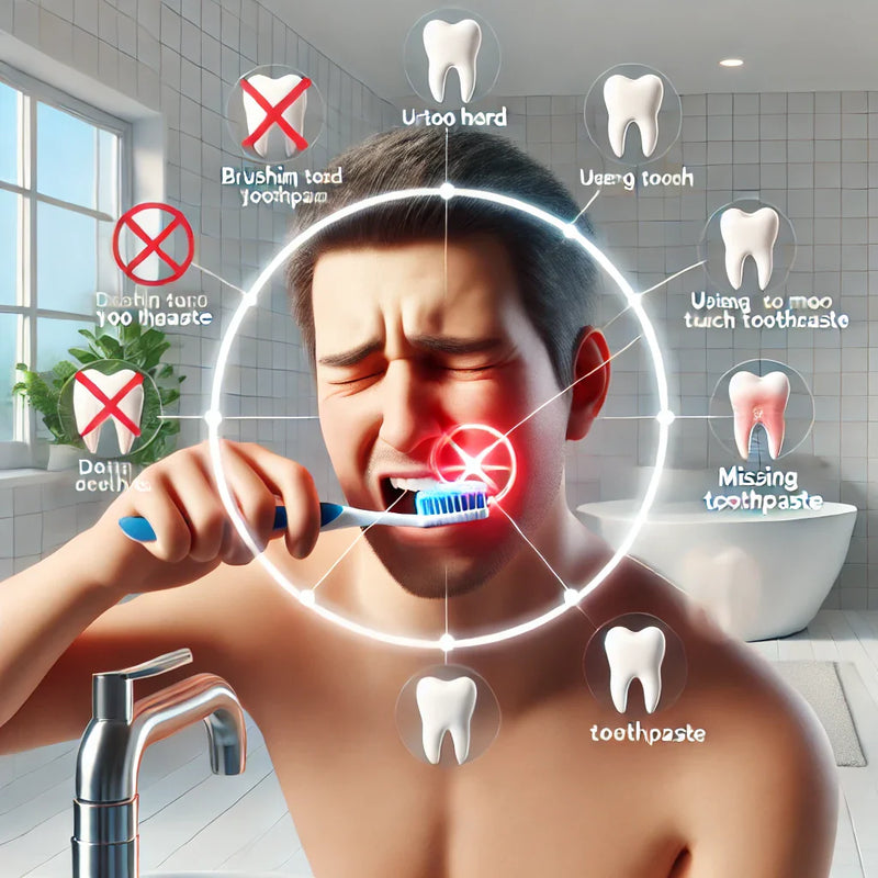 Erreurs courantes lors du brossage des dents