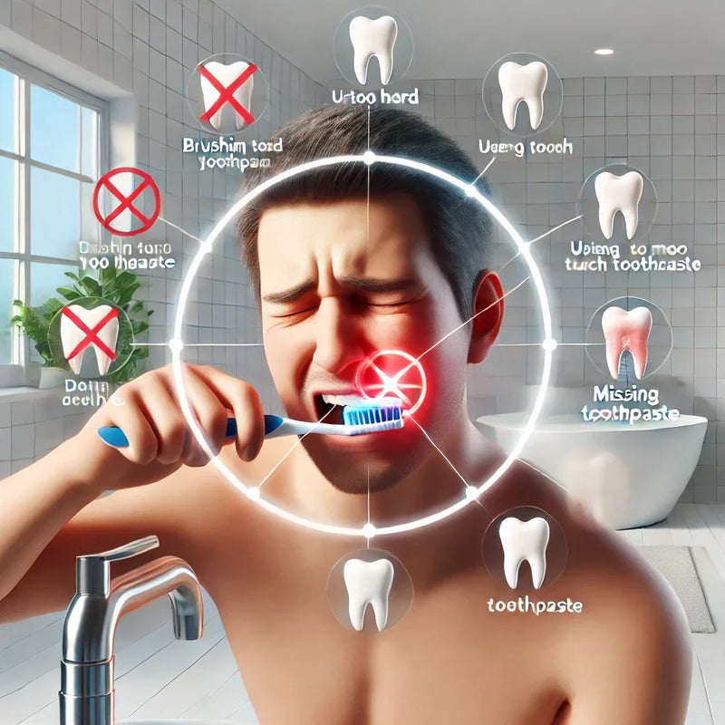 Routine bucco-dentaire complète : brossage des dents matin et soir