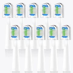 Brossettes de rechange x10 pour brosse a dent electrique Fairywill E11 - D7 — ÉclatDent