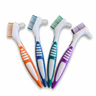 Cleaning brush for aligners and retainers — on a white background