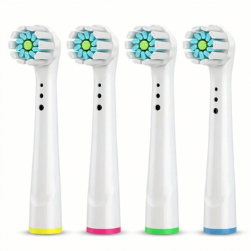 Oral-B-kompatible Aufsteckbürsten mit Mittelbüschel — Vorrat bis zu 4 Jahre