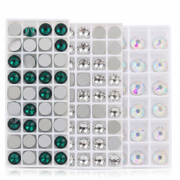Crystal tooth gems — temporary sparkle, 11 shades, pack of 24
