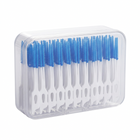 Soft interdental picks — on a white background