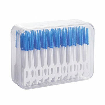 Soft interdental picks — metal-free, pocket box of 150 or 200