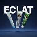 Pack Best-Seller Blanchissant ÉclatDent sur fond bleu nuit avec le mot ÉCLAT