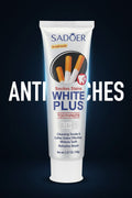 Dentifrice Anti-Taches Tabac ÉclatDent sur fond bleu nuit avec le mot ANTI-TACHES