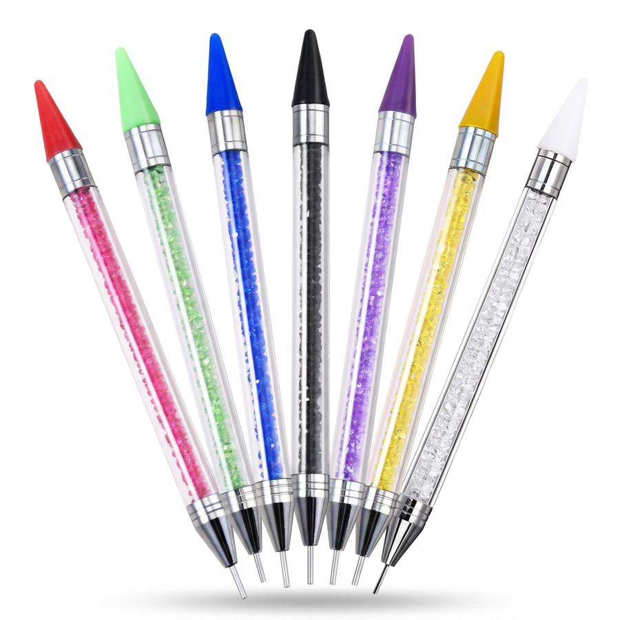 Wachsstift für Zahnschmuck — vor weißem Hintergrund