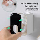 Frontale del dispenser smontato per sciacquare l’interno